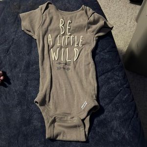 “Be a little wild” onesie